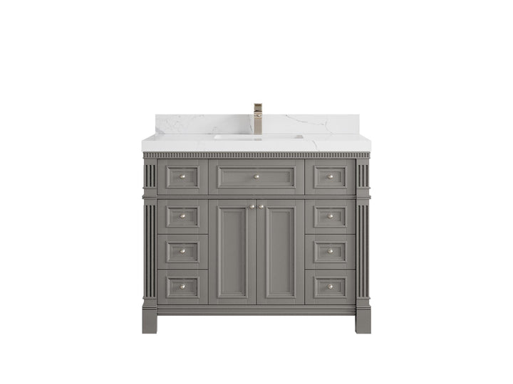 Paris 42 in. W x 22 in. D Single Sink Bathroom Vanity - photo 21