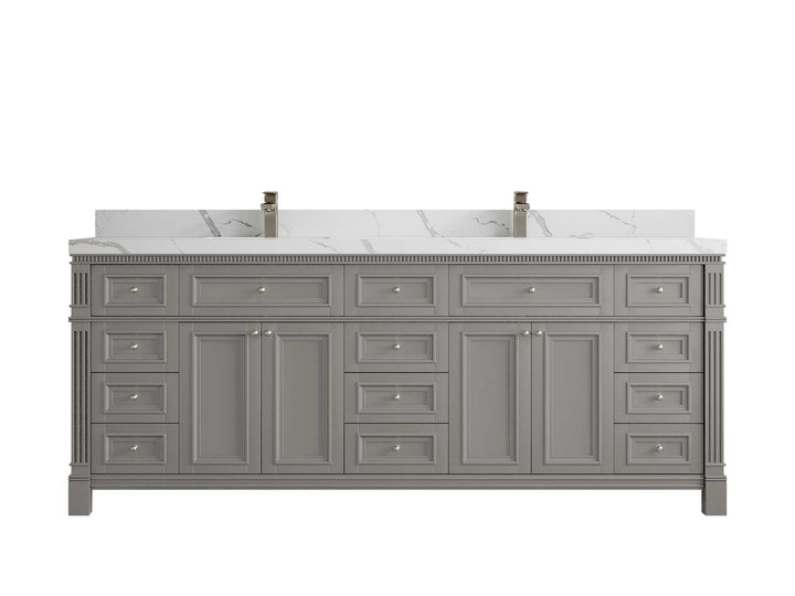 Paris 84 in. W x 22 in. D Double Sink Bathroom Vanity - photo 16