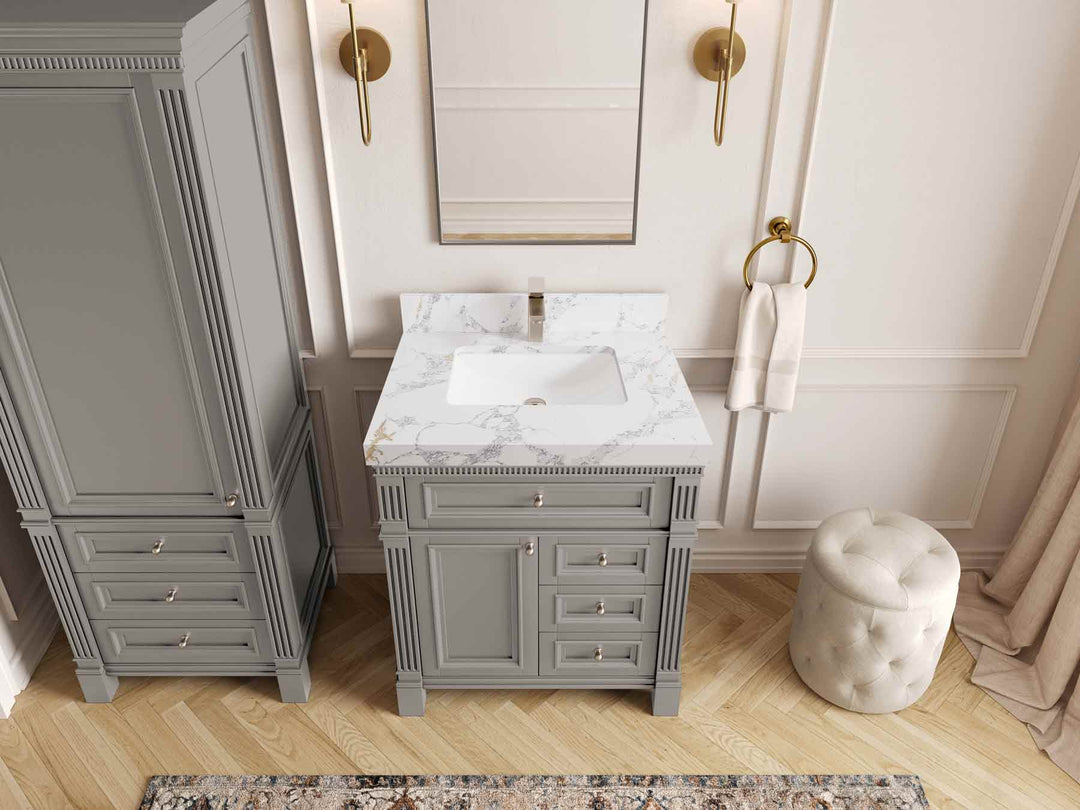 Paris 30 in. W x 22 in. D Single Sink Bathroom Vanity