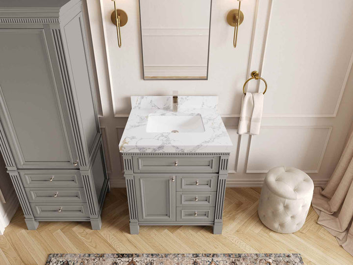 Paris 30 in. W x 22 in. D Single Sink Bathroom Vanity - photo 24