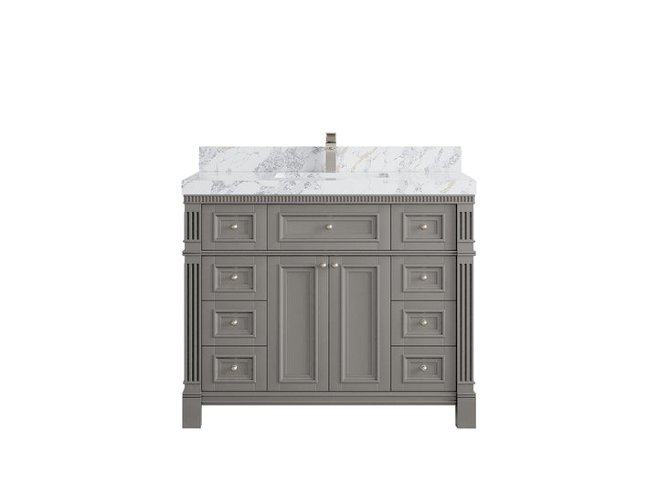 Paris 42 in. W x 22 in. D Single Sink Bathroom Vanity - photo 25