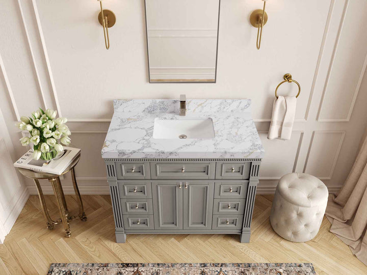 Paris 42 in. W x 22 in. D Single Sink Bathroom Vanity - photo 24