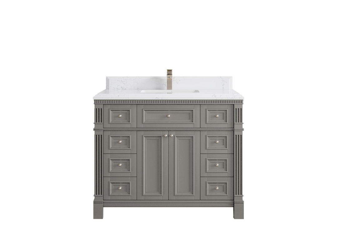 Paris 42 in. W x 22 in. D Single Sink Bathroom Vanity