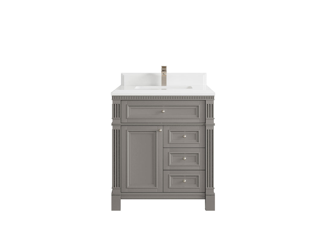 Paris 30 in. W x 22 in. D Single Sink Bathroom Vanity