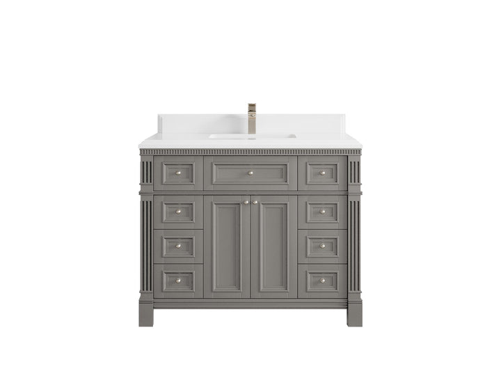 Paris 42 in. W x 22 in. D Single Sink Bathroom Vanity - photo 33