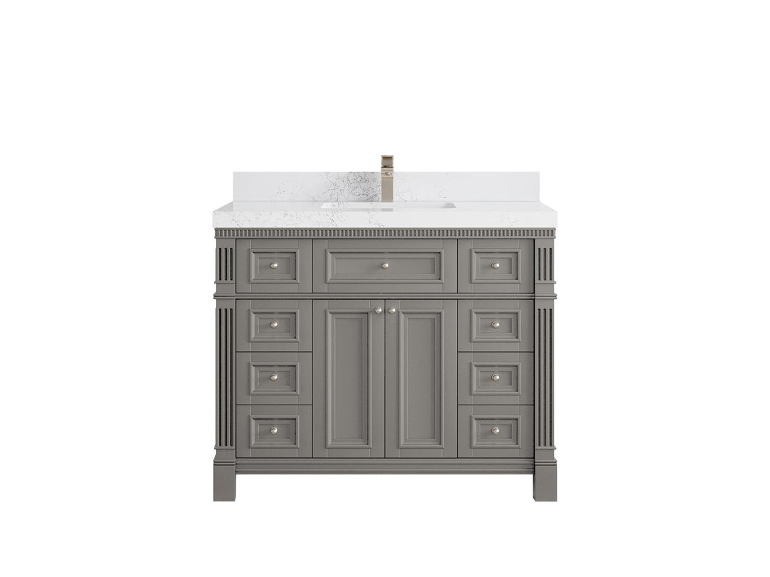 Paris 42 in. W x 22 in. D Single Sink Bathroom Vanity
