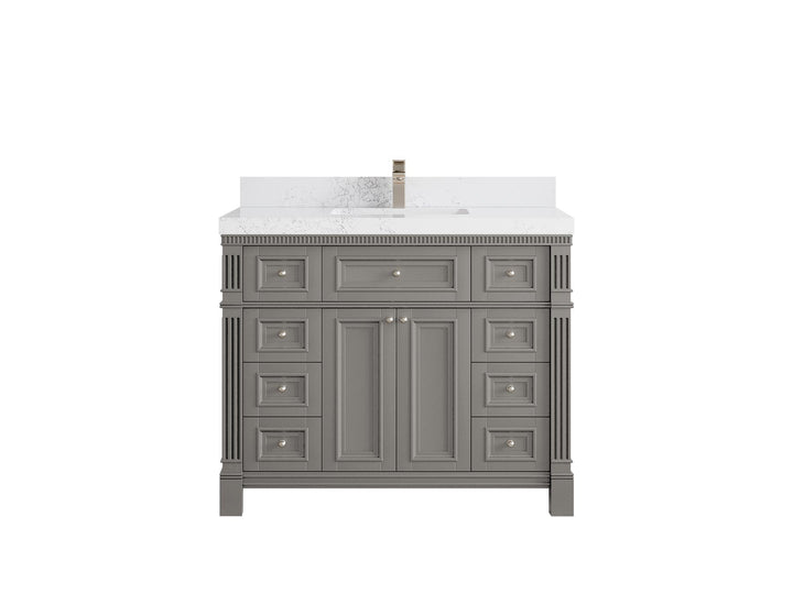 Paris 42 in. W x 22 in. D Single Sink Bathroom Vanity - photo 35
