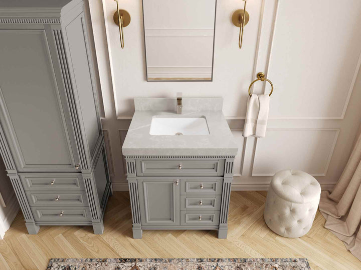Paris 30 in. W x 22 in. D Single Sink Bathroom Vanity - photo 36