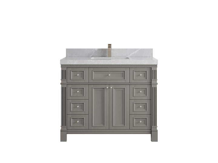 Paris 42 in. W x 22 in. D Single Sink Bathroom Vanity - photo 37