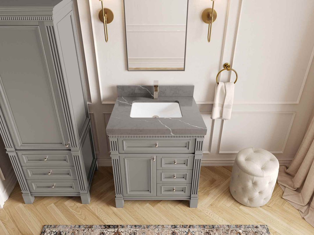 Paris 30 in. W x 22 in. D Single Sink Bathroom Vanity