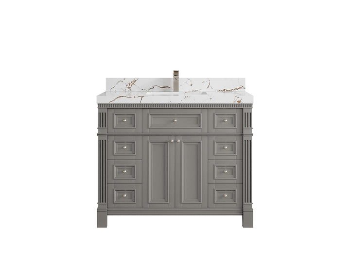 Paris 42 in. W x 22 in. D Single Sink Bathroom Vanity - photo 41