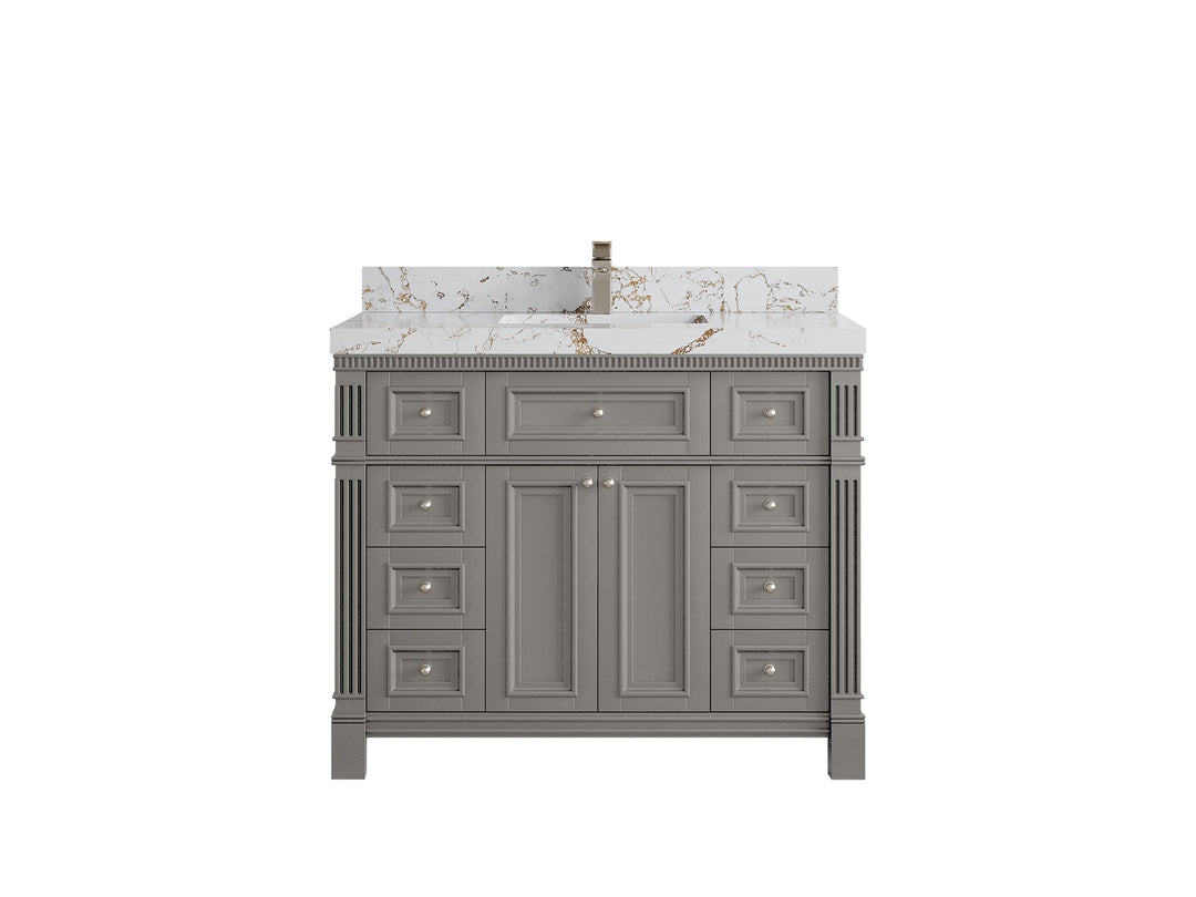 Paris 42 in. W x 22 in. D Single Sink Bathroom Vanity