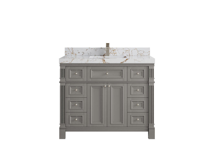 Paris 42 in. W x 22 in. D Single Sink Bathroom Vanity - photo 43