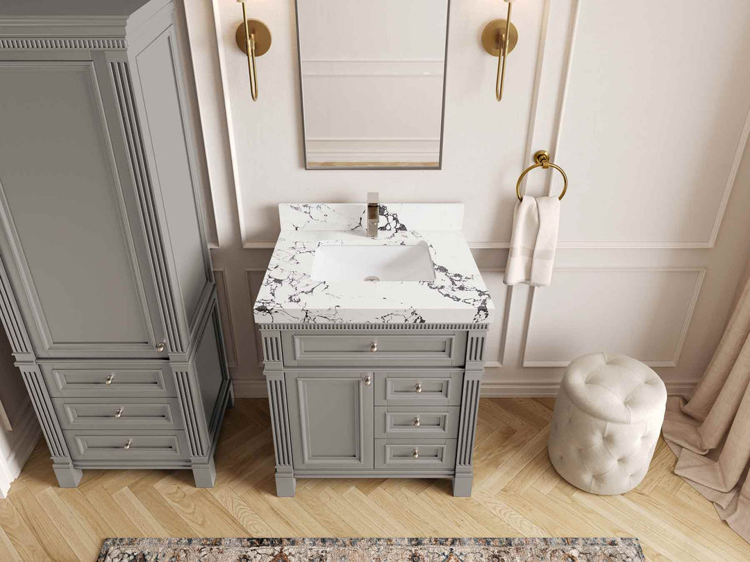 Paris 30 in. W x 22 in. D Single Sink Bathroom Vanity