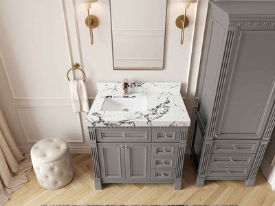 Paris 36 in. W x 22 in. D Left Offset Sink Bathroom Vanity