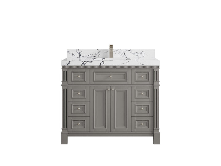 Paris 42 in. W x 22 in. D Single Sink Bathroom Vanity - photo 45