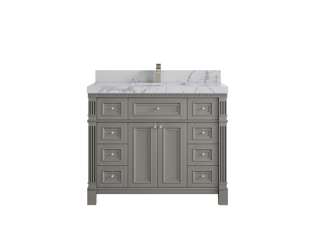 Paris 42 in. W x 22 in. D Single Sink Bathroom Vanity