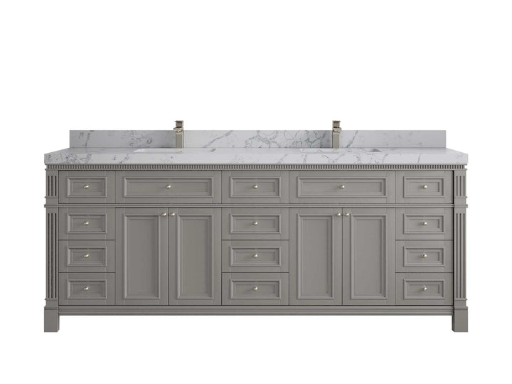 Paris 84 in. W x 22 in. D Double Sink Bathroom Vanity - photo 42
