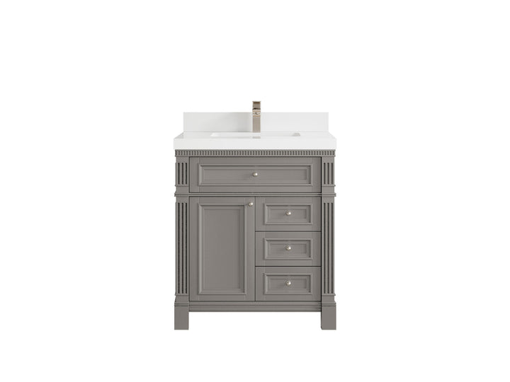 Paris 30 in. W x 22 in. D Single Sink Bathroom Vanity - photo 49