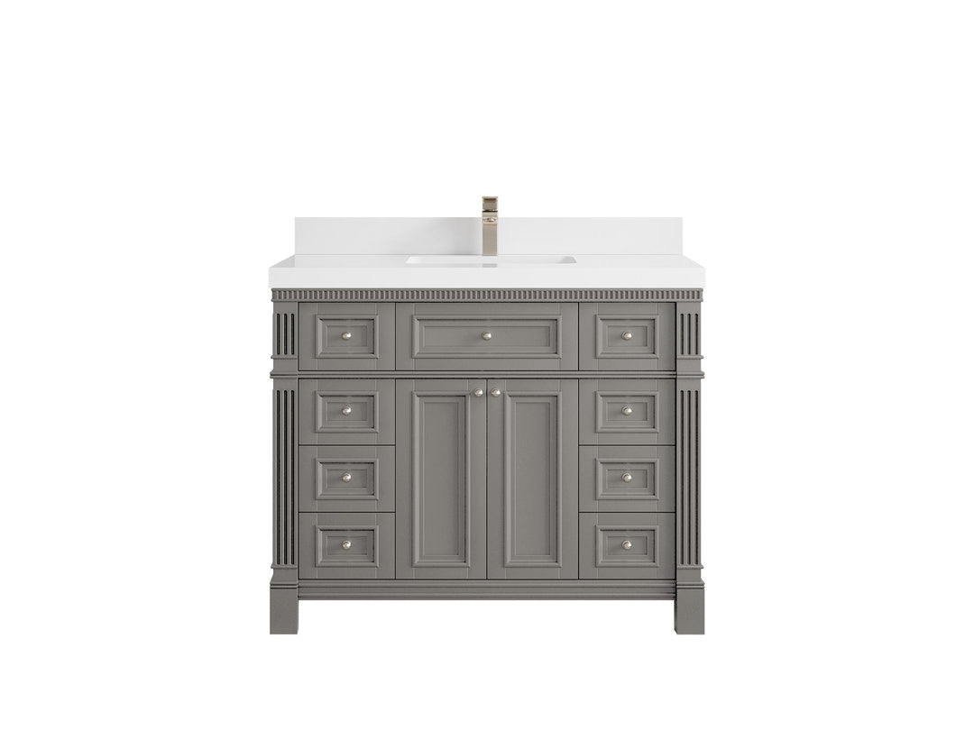 Paris 42 in. W x 22 in. D Single Sink Bathroom Vanity