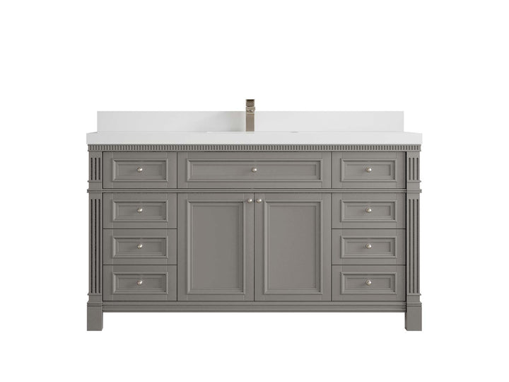 Paris 60 in. W x 22 in. D Single Sink Bathroom Vanity - photo 49