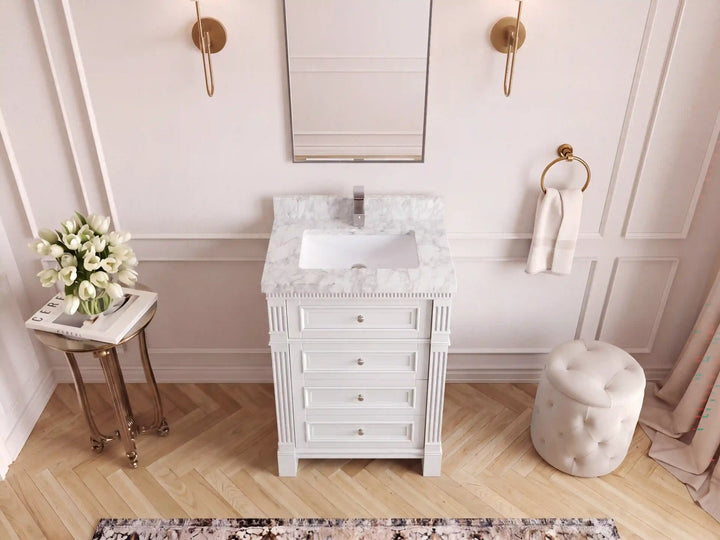 Paris 24 in. W x 22 in. D Single Sink Bathroom Vanity - photo 7
