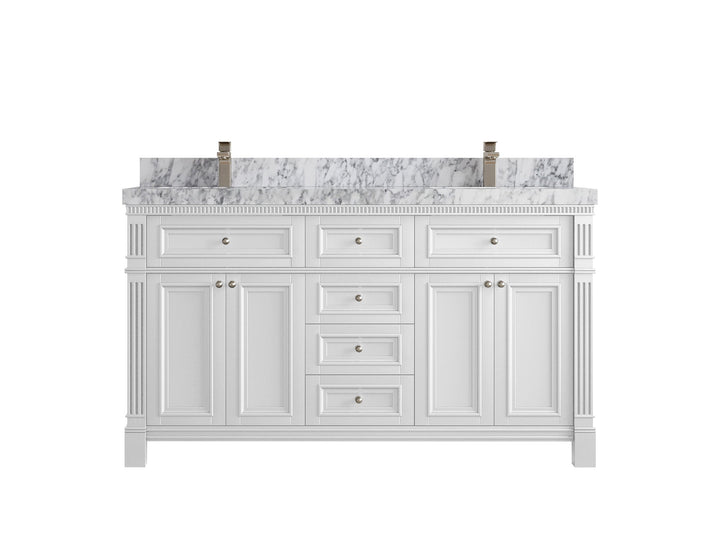 Paris 60 in. W x 22 in. D Double Sink Bathroom Vanity - photo 20