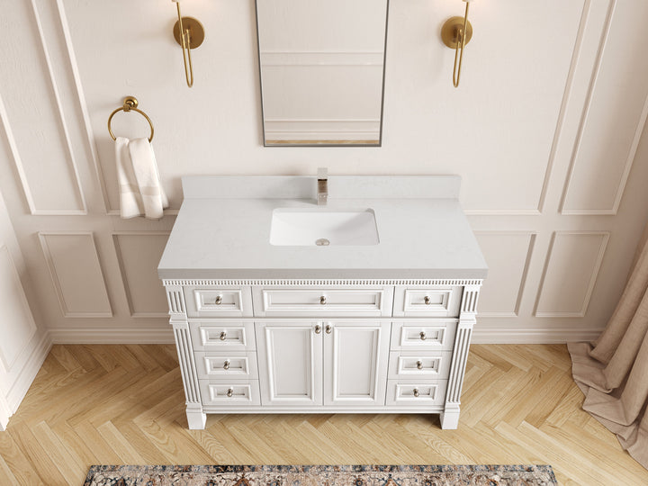 Paris 48 in. W x 22 in. D Single Sink Bathroom Vanity - photo 21