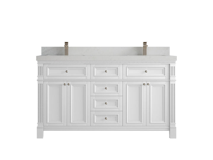 Paris 60 in. W x 22 in. D Double Sink Bathroom Vanity - photo 22