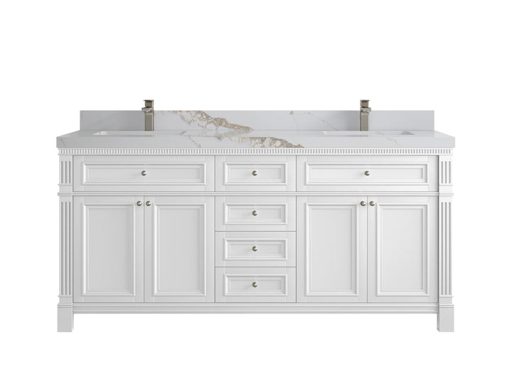 Paris 72 in. W x 22 in. D Double Sink Bathroom Vanity - photo 14