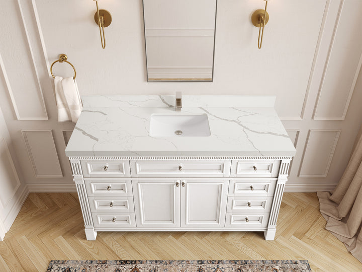 Paris 60 in. W x 22 in. D Single Sink Bathroom Vanity - photo 11