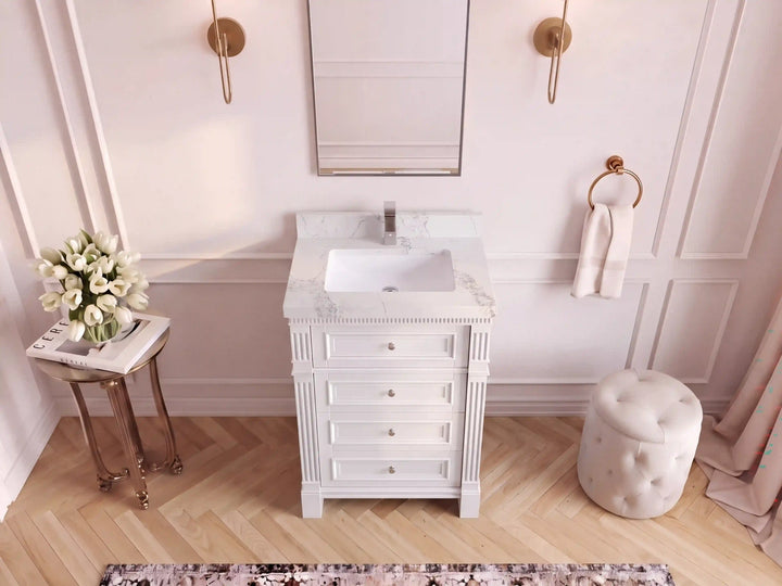 Paris 24 in. W x 22 in. D Single Sink Bathroom Vanity - photo 17