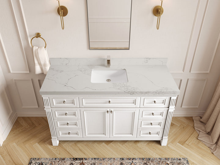 Paris 60 in. W x 22 in. D Single Sink Bathroom Vanity - photo 13