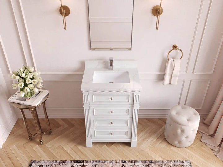 Paris 24 in. W x 22 in. D Single Sink Bathroom Vanity - photo 10