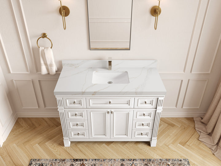 Paris 48 in. W x 22 in. D Single Sink Bathroom Vanity - photo 19
