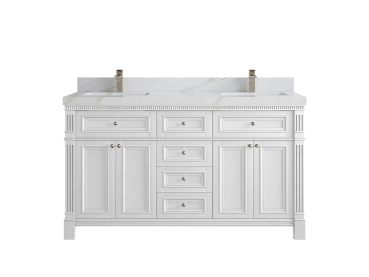 Paris 60 in. W x 22 in. D Double Sink Bathroom Vanity - photo 18
