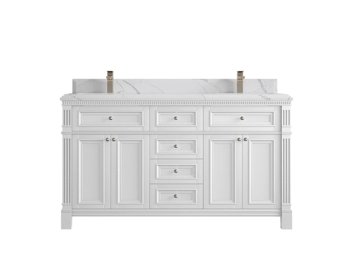 Paris 60 in. W x 22 in. D Double Sink Bathroom Vanity - photo 24
