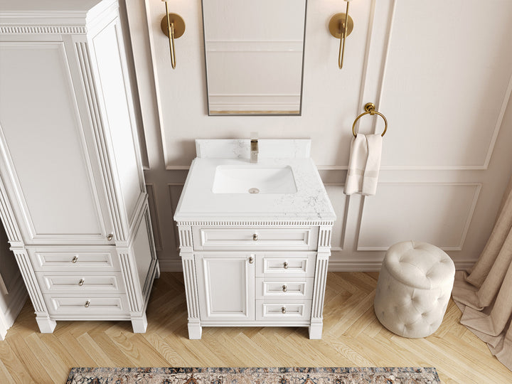 Paris 30 in. W x 22 in. D Single Sink Bathroom Vanity - photo 25