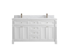 Paris 60 in. W x 22 in. D Double Sink Bathroom Vanity - photo 26