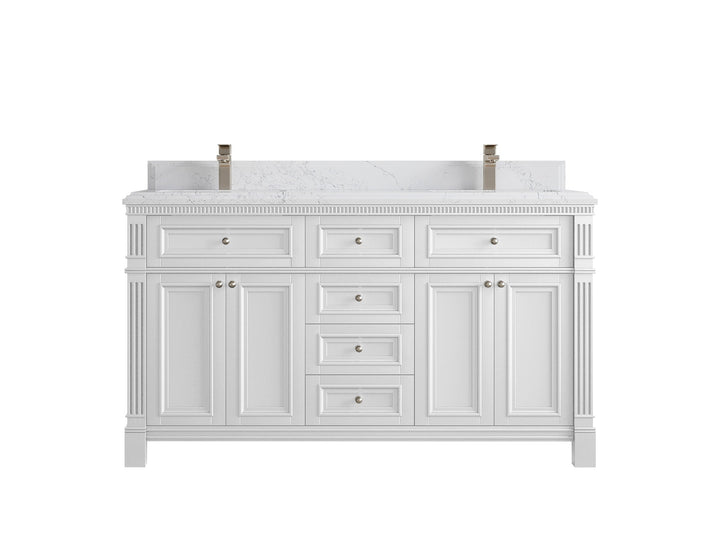Paris 60 in. W x 22 in. D Double Sink Bathroom Vanity - photo 26
