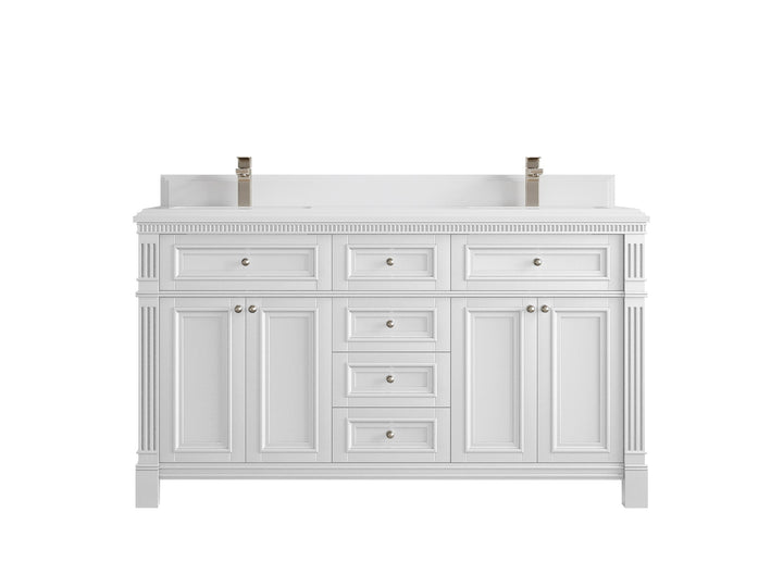 Paris 60 in. W x 22 in. D Double Sink Bathroom Vanity - photo 28