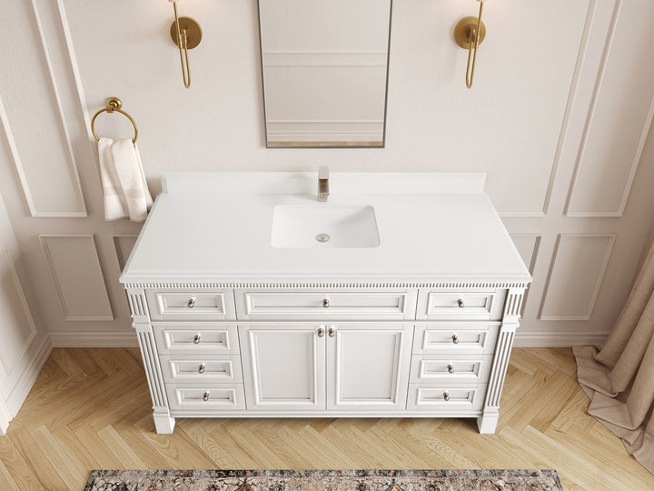 Paris 60 in. W x 22 in. D Single Sink Bathroom Vanity - photo 27