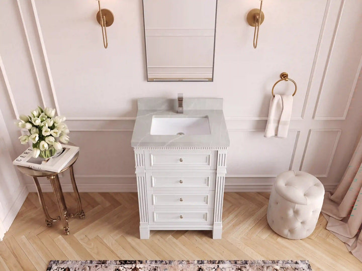 Paris 24 in. W x 22 in. D Single Sink Bathroom Vanity - photo 12
