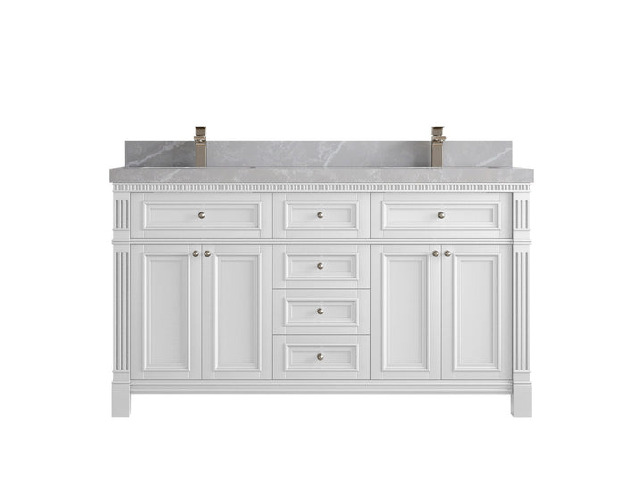 Paris 60 in. W x 22 in. D Double Sink Bathroom Vanity - photo 32