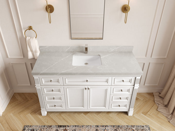 Paris 60 in. W x 22 in. D Single Sink Bathroom Vanity - photo 31