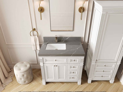 Paris 36 in. W x 22 in. D Left Offset Sink Bathroom Vanity