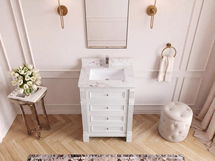 Paris 24 in. W x 22 in. D Single Sink Bathroom Vanity - photo 14