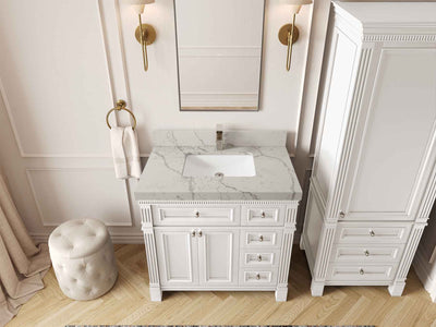 Paris 36 in. W x 22 in. D Bathroom Vanity with Center Sink