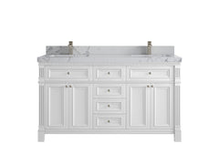 Paris 60 in. W x 22 in. D Double Sink Bathroom Vanity - photo 42