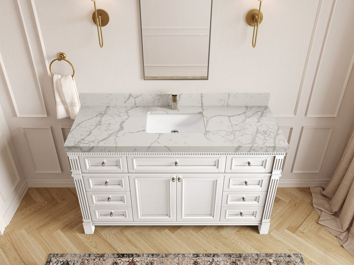 Paris 60 in. W x 22 in. D Single Sink Bathroom Vanity - photo 41